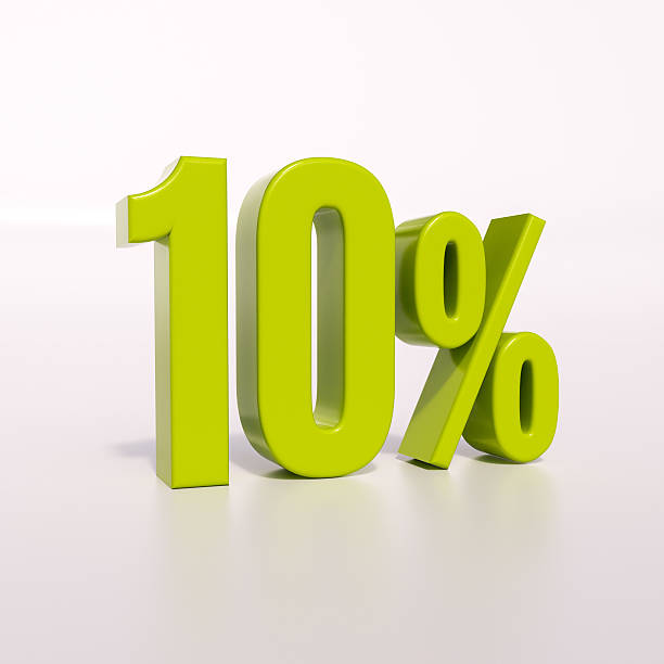 istock Percentage sign, 10 percent 536648170