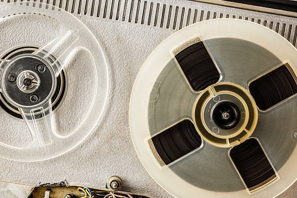 istock Old reel tape recorder 536650442