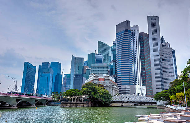 istock Modern metropolis at riverside, Singapore 536652206