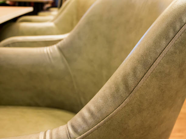 istock close up of leather seat in restaurant 536653874