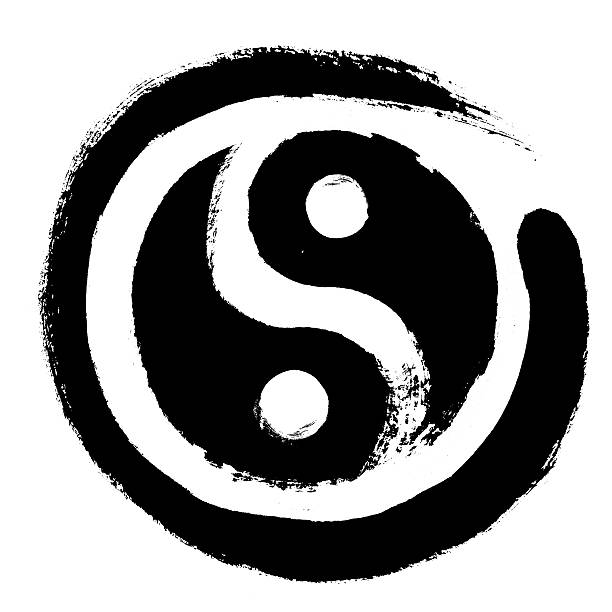 istock yin yang - Great ultimate chinese medicine painting 536655216