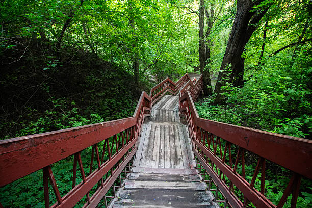 istock wooden pedestrian bridge 536656804
