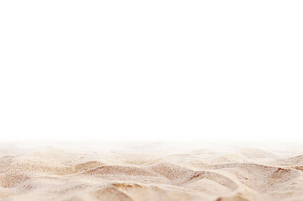 istock The sand scattering isolated on white background 536658816