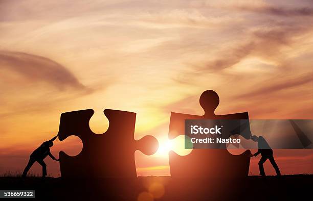 Teamwork Concept Stock Photo - Download Image Now - Togetherness, Business, Connection