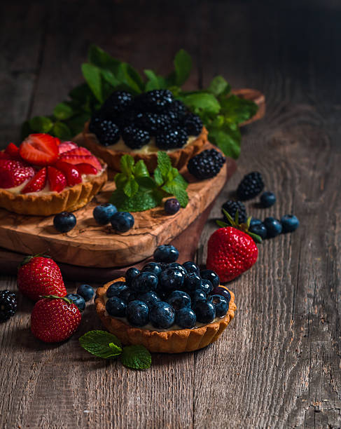 istock Fresh homemade berrie tarts 536665958