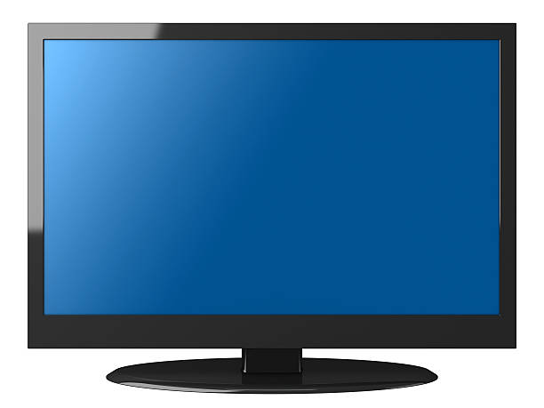 istock Smart tv television flat screen led isolated 536669534