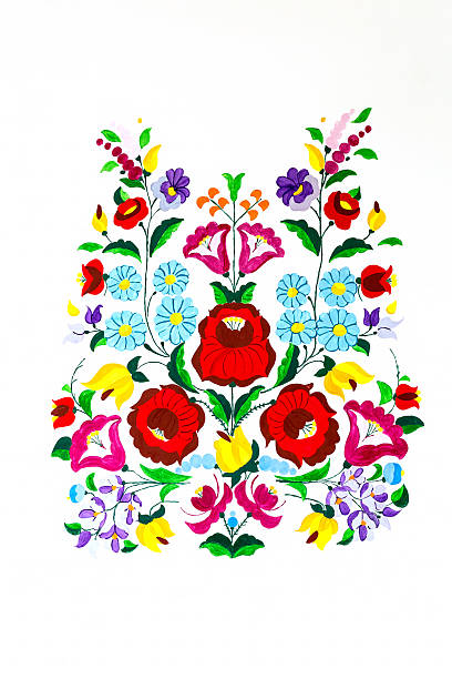 Hungarian motives with bright colors