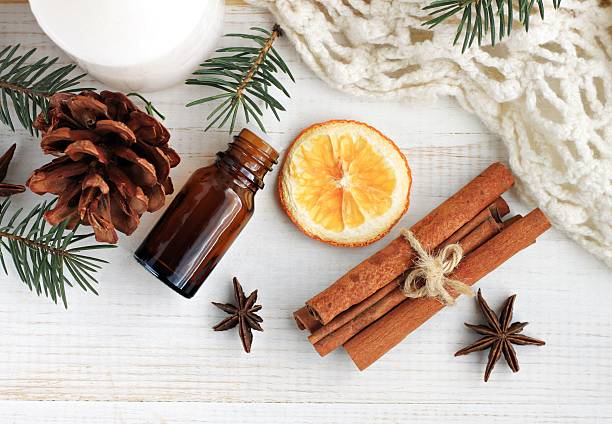 istock Winter season home fragrances blend. 536673426