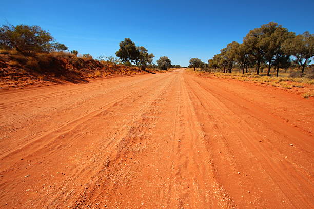 istock Dusty outback road, Australia 536673848