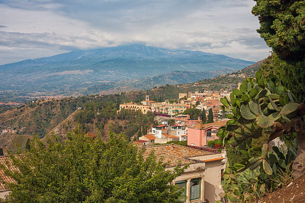 istock Taormina with the Etna 536676838