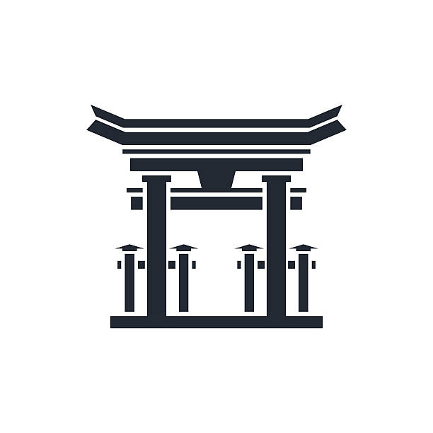 Shrine Itsukushima Gate 1654 Vector Art At Vecteezy