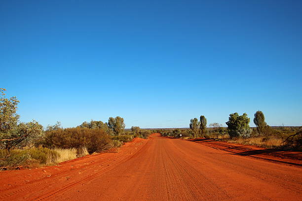 istock Dusty outback road, Australia 536679350