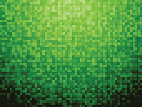 Colorful green dark checkered background