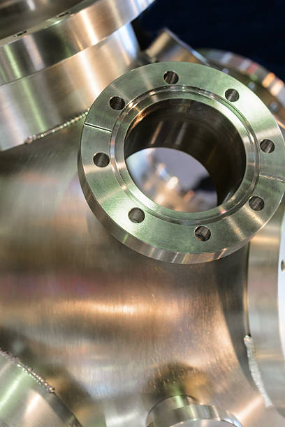 istock heavy metal housing with welded flanges. 536680876