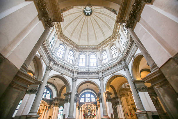 santa maria della salute wewnętrznych - madonna della salute zdjęcia i obrazy z banku zdjęć