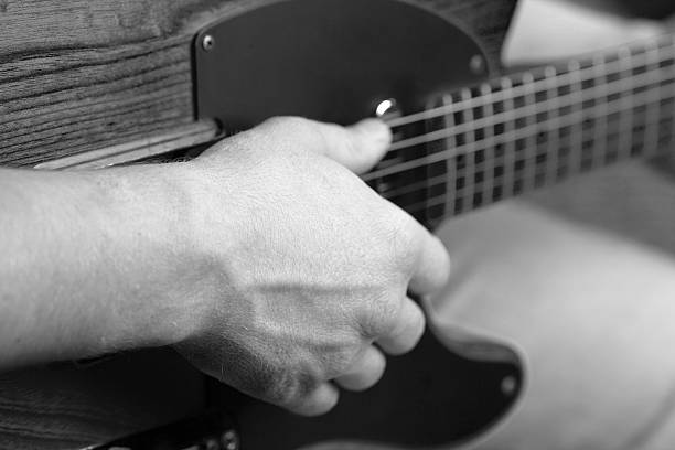 Telecaster guitar stock photo