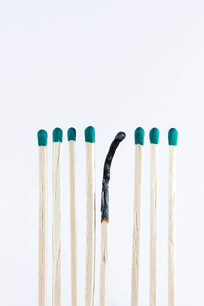 istock wooden matches on a background 536683458