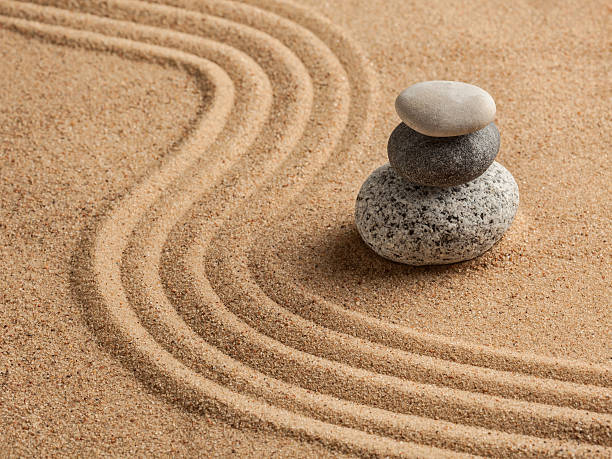 istock Japanese Zen stone garden 536684565