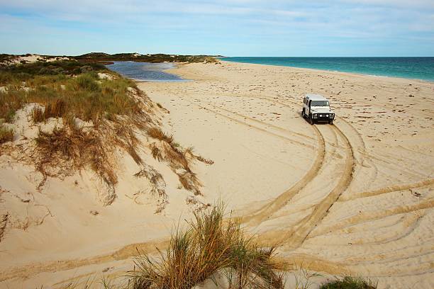 Adventure driving on the beach