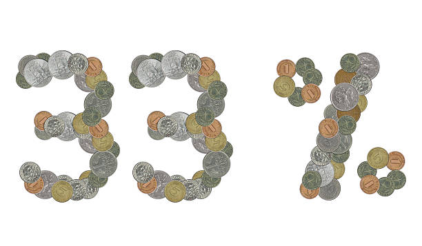 istock 33 percent with old coins 536685654