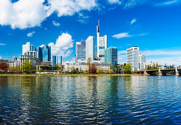 istock Frankfurt City Downtown Skyline and Main River, Germany 536685968