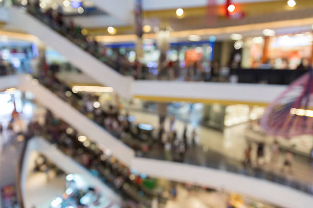 istock people in department store for use as shopping concept, blur 536686764