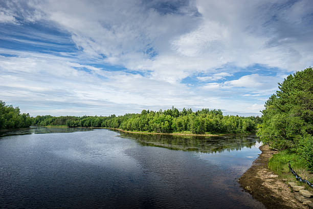 kouchibouguac parque nacional - saltwater flats coastal feature landscape national park fotografías e imágenes de stock