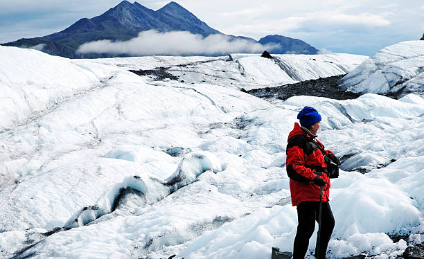 Glacier hiking in Alaska