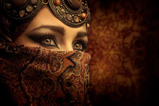Portrait of a beautiful arabic woman