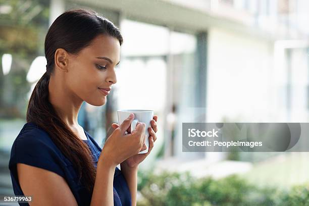 Enjoy A Cup Of Inspiration Stock Photo - Download Image Now - 2015, Adult, Adults Only