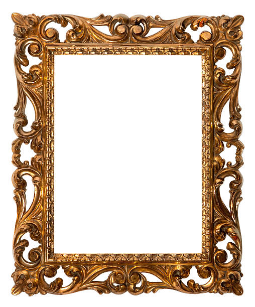 istock Vintage photo frame with clipping mask. 536720067