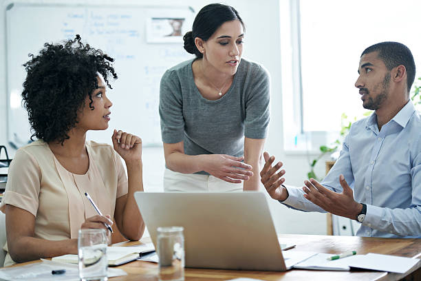 istock Taking the lead among her staff 536720191