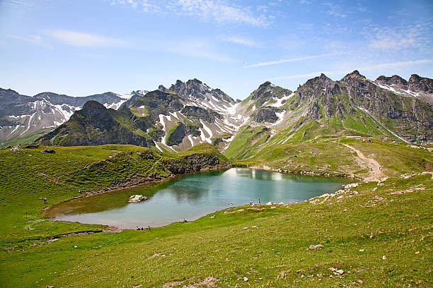 istock Hiking in swiss alps 536720419