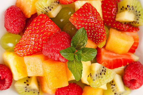 istock Closeup of Fresh Fruit Salad 536721827