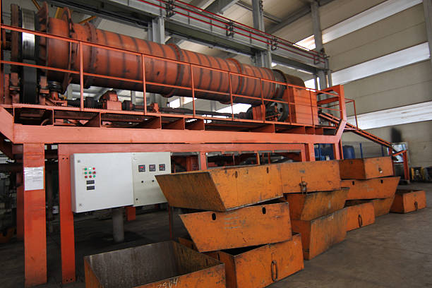istock perspective view of a production line 536723079