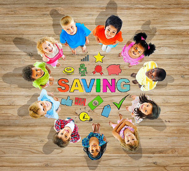 istock Multiethnic Group of Children with Saving Concept 536724587