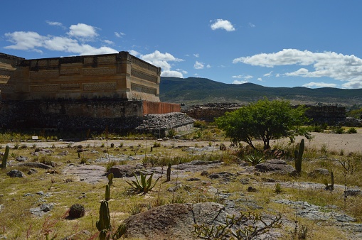Archeological site of Mitla in the state of Oaxaca, Mexico
