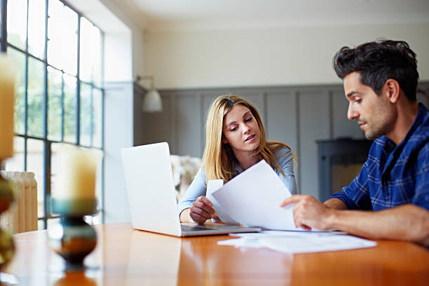 istock Organizing the household finances 536746460