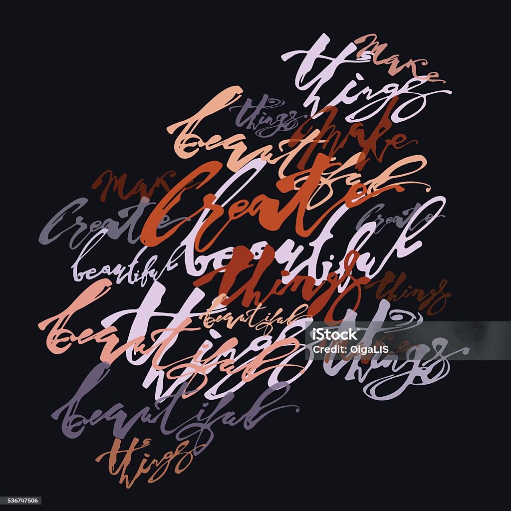 Create Beautiful Things Stock Illustration - Download Image Now ...