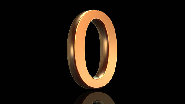 Number 0 Zero Stock Photo - Download Image Now - 2015, Black
