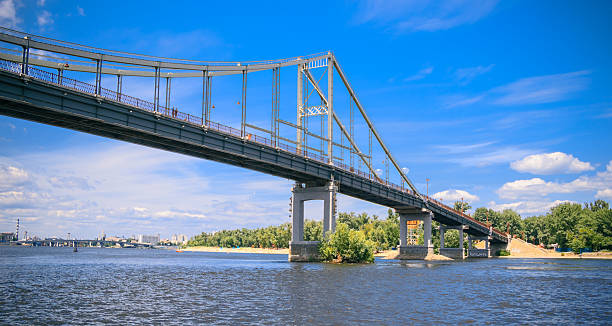 istock panorama of the Park bridge in Kiev 536749791