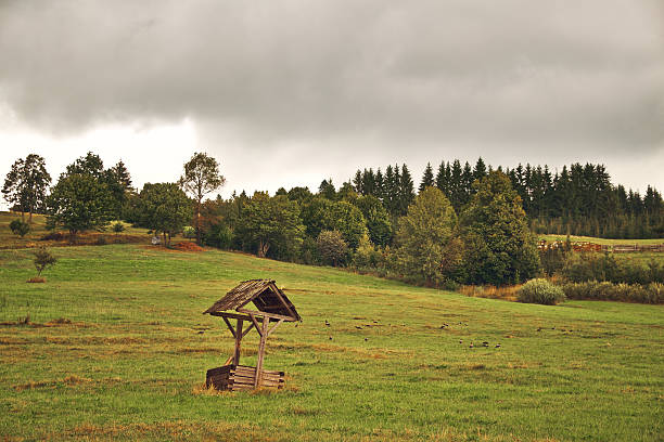 Old well on the field Old well on the field thomas wells stock pictures, royalty-free photos & images