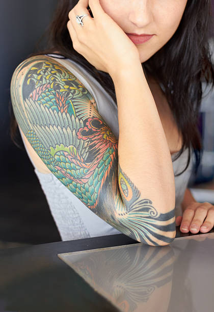 2,192 Woman Tattoo Sleeve Stock Photos, Pictures & Royalty-Free Images -  iStock