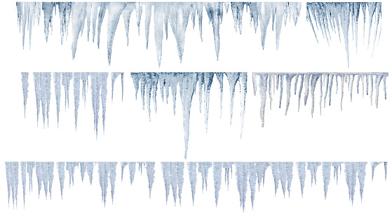 icicles catalog of diferent and real type