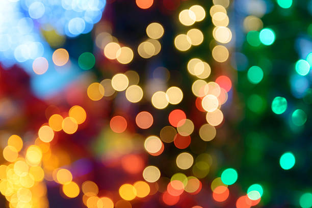 istock Abstract circular bokeh background of Christmaslight 536773671