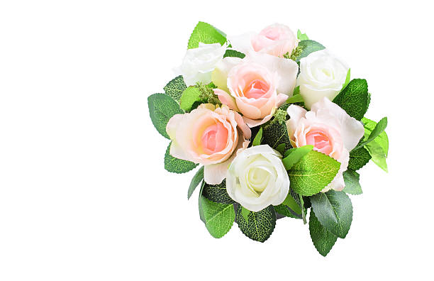 istock Decoration artificial rose flowers arrangement 536806866