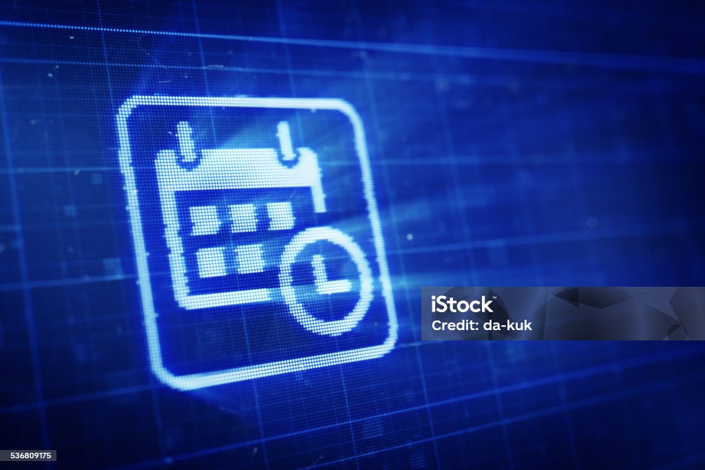 Schdule Button Schedule Button On Display Stock Illustration - Download Image Now ...