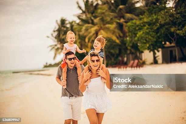 Playing On The Beach Stock Photo - Download Image Now - 2015, Active Lifestyle, Activity