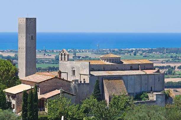 istock Panoramic view of Tarquinia. Lazio. Italy. 536811075