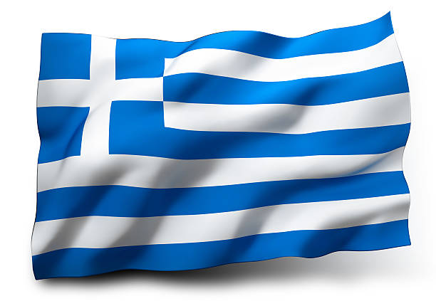 国旗のギリシャ - flag greece european union flag coat of arms ストックフォトと画像